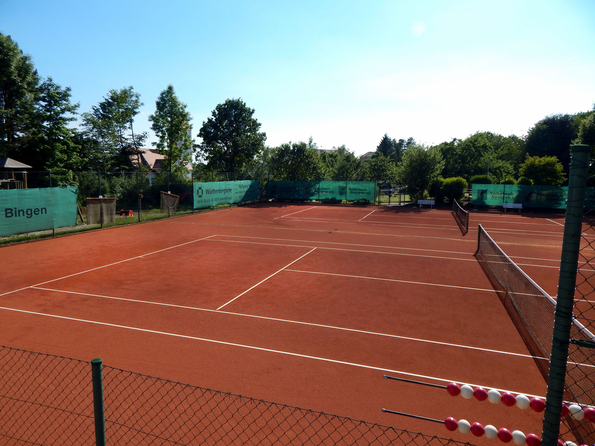 Sandbühlhalle Tennisplatz