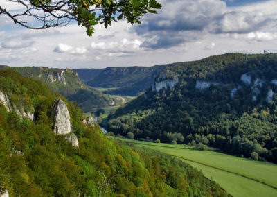 Blick vom Eichfels ins Donautal